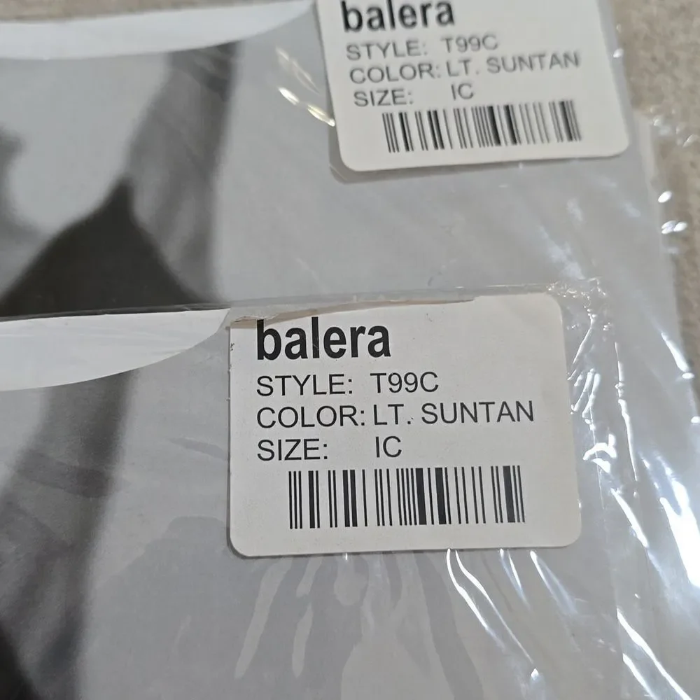 BALERA Dancewear Footed Ballet Tights LT Suntan